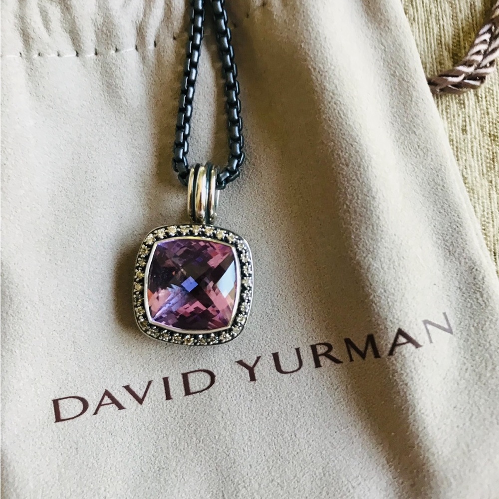 Authentic David Yurman Amethyst Enhancer 14mm